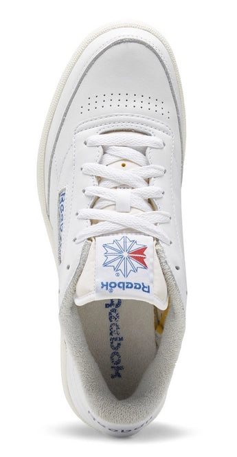 Baskets Reebok Club C 85 pour hommes - Taille 39 - Blanc/Craie/Bleu cinétique