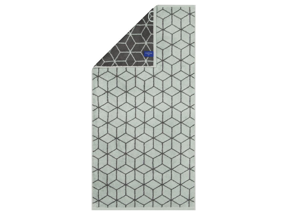 Serviette Villeroy & Boch Carre - Sage Green Graphit - dimensions 50 x 100 - lot de 3
