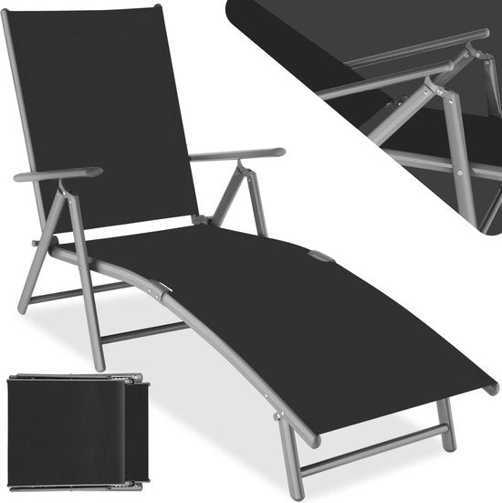 Bain de soleil bain de soleil Marisol - dossier réglable - gris foncé - 403258