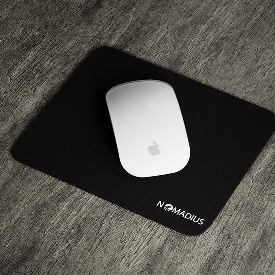 Nomadius 2-in-1 Mouse Pad - Tapis de souris avec revêtement antidérapant - Nettoyeur d'écran - Pliable, portable, multi-usages - Tapis de souris - Idéal pour les déplacements et comme lingette de nettoyage d'écran - Tapis de souris - Tapis de souris - Acc