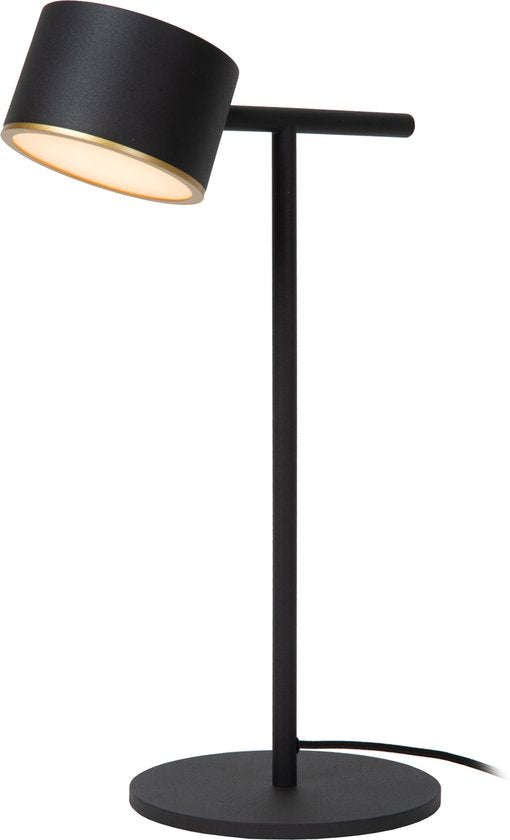 Lucide GIAN - Lampe de table - LED à intensité variable - 1x9 W 2700 K - Noir