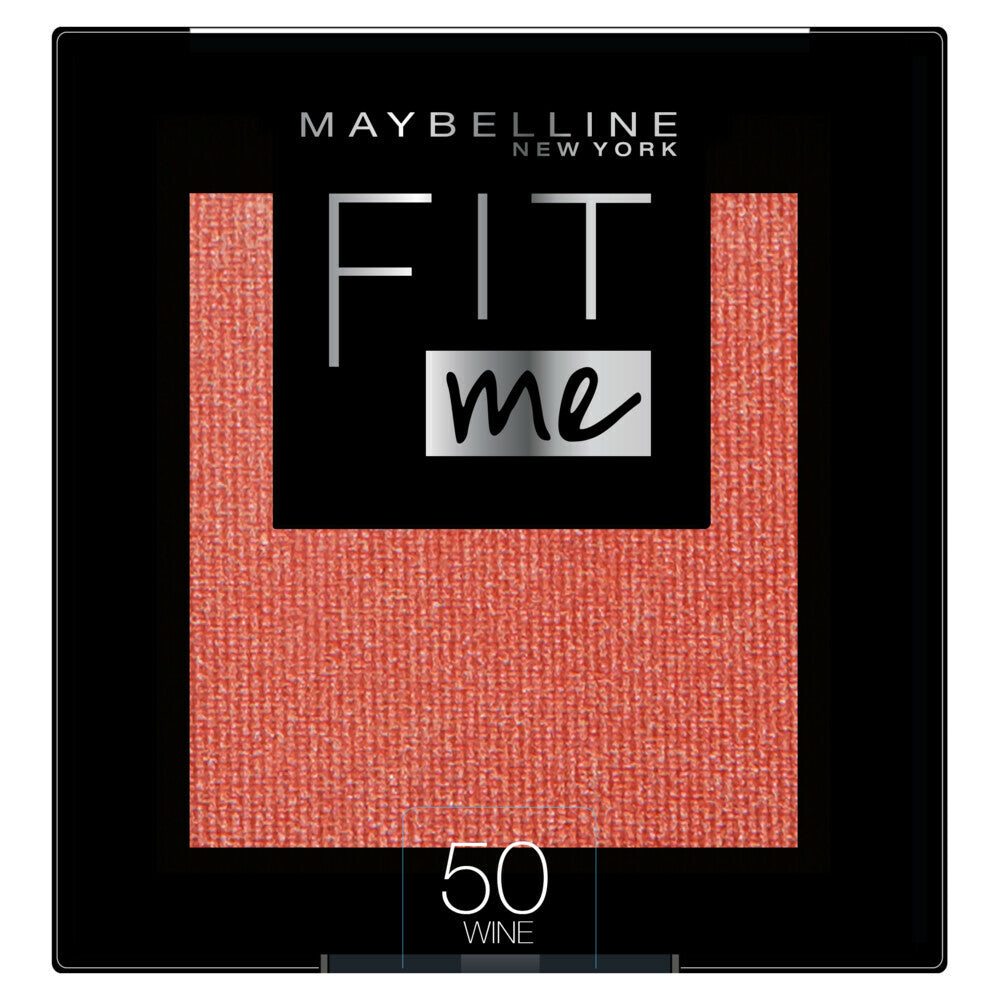 Maybelline Fit Me Blush - 50 Wine - Rouge - Blush en poudre au fini irisé - 4,5 g