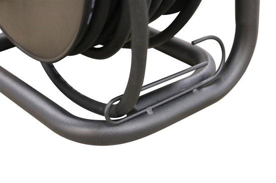 Enrouleur de câble Relectric Pro – 40 m – 4 prises – Avec bouton d'enroulement – Terre – IP44 – RELEC493111