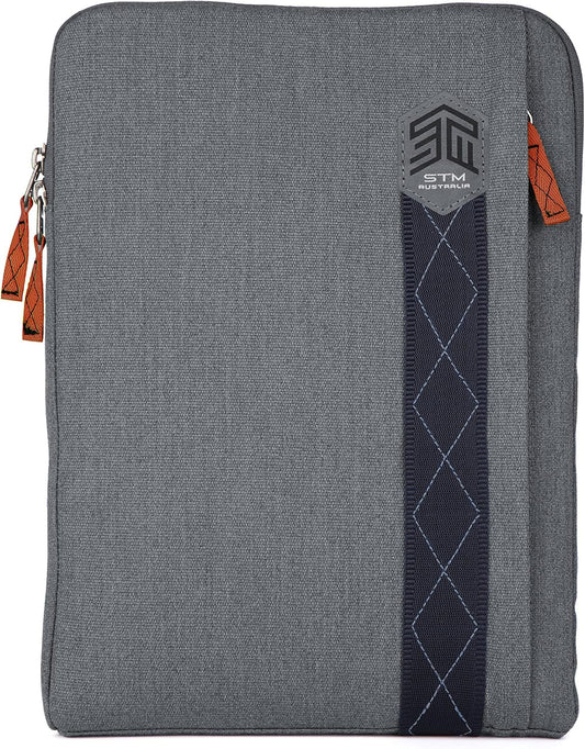 STM Laptop Sleeve - Pour ordinateurs portables 15 pouces - Mousse souple - Imperméable - Gris