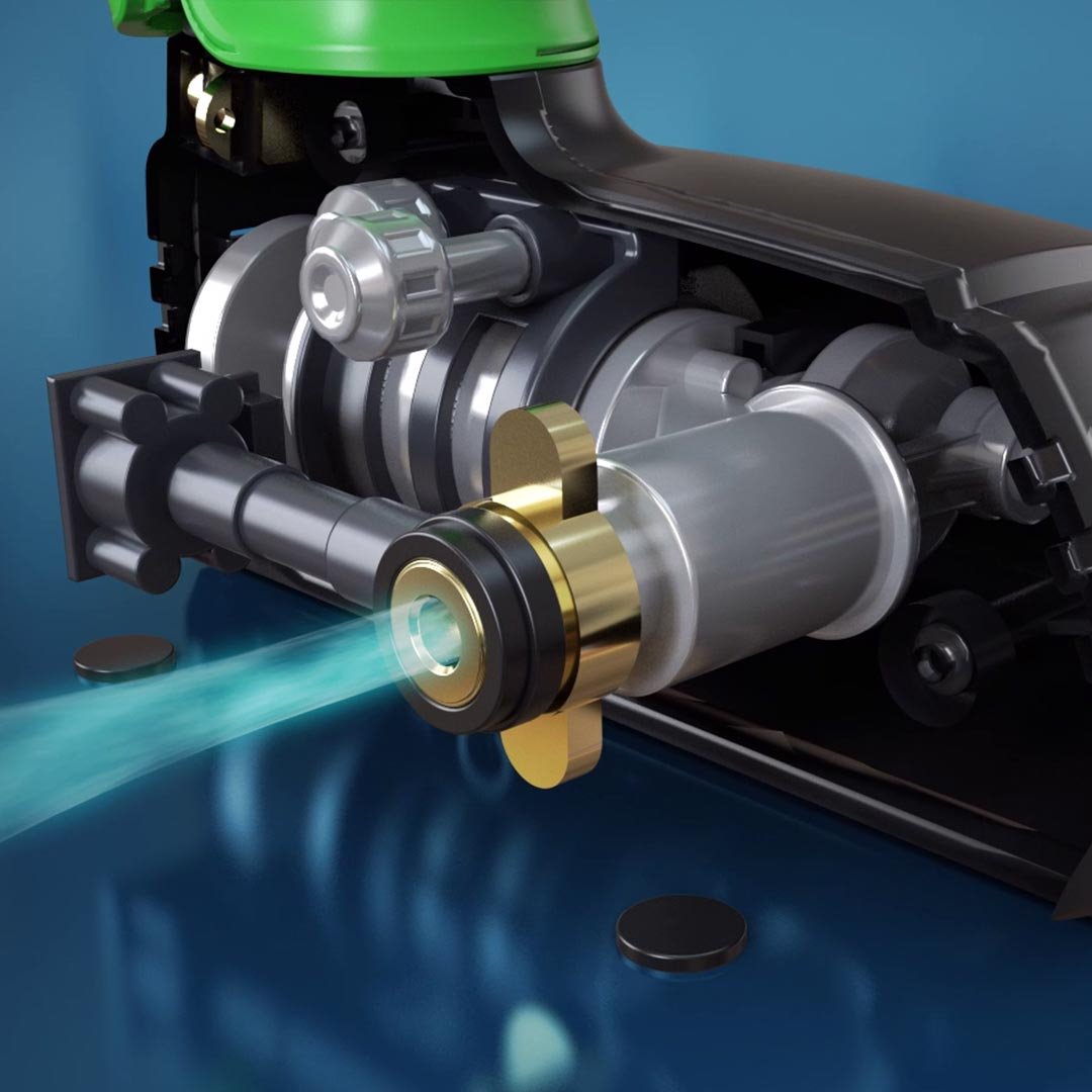 Aspirateur à main sans fil et compresseur d'air Hammersmith AirStorm - 5 préréglages - Arrêt automatique - Écran LED