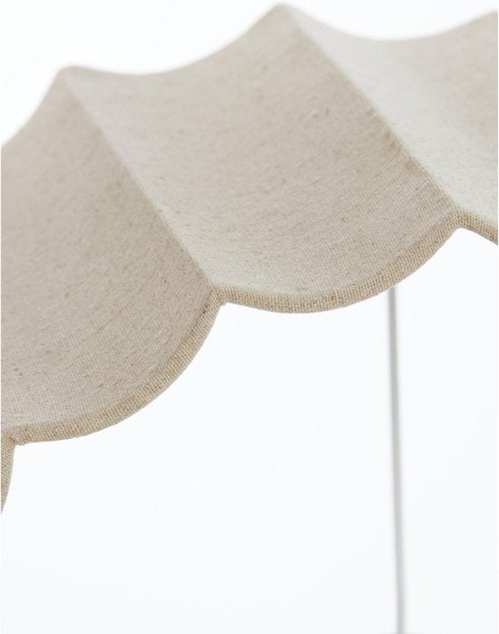 Light & Living Abat-jour cylindrique Disli - Crème - Ø 40 cm - Moderne