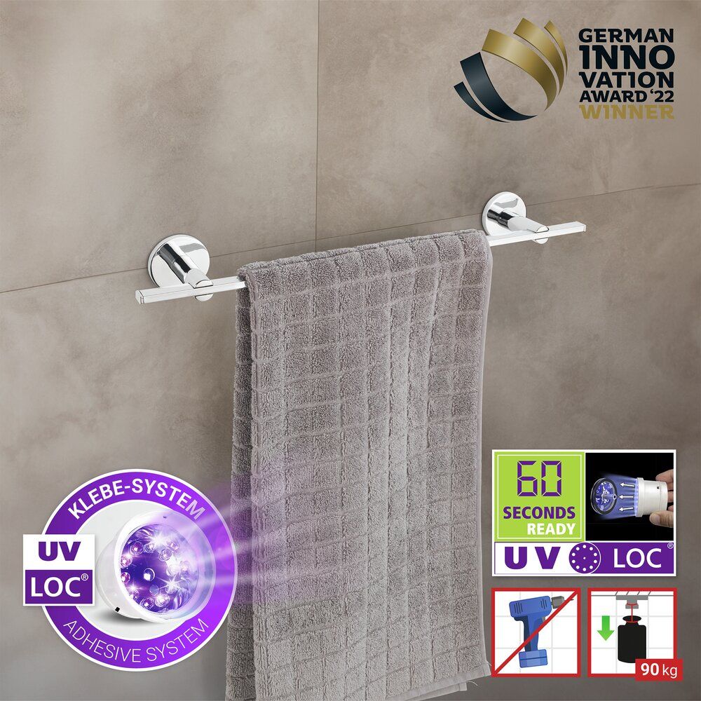 Porte-serviettes de bain UV-Loc® Uno Isera 40 cm