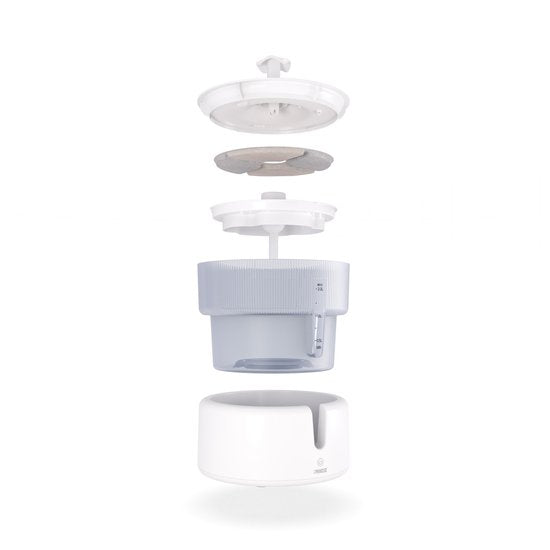 Abreuvoir Princess pour chat - 2 litres – Filtration à 4 niveaux – Silencieux (30 dB) – Sans BPA – Pompe sans fil – Filtre inclus - Chats et chiens - Facile à nettoyer - 620010