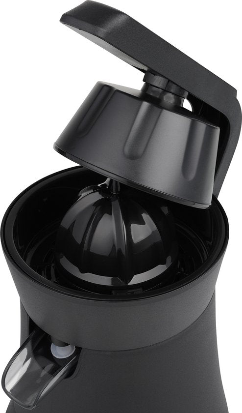 Presse-agrumes électrique Tristar - CP-3015 - 120 W - Avec 2 cônes de pressage, un filtre à pulpe, un système anti-gouttes et un levier de pressage - Noir