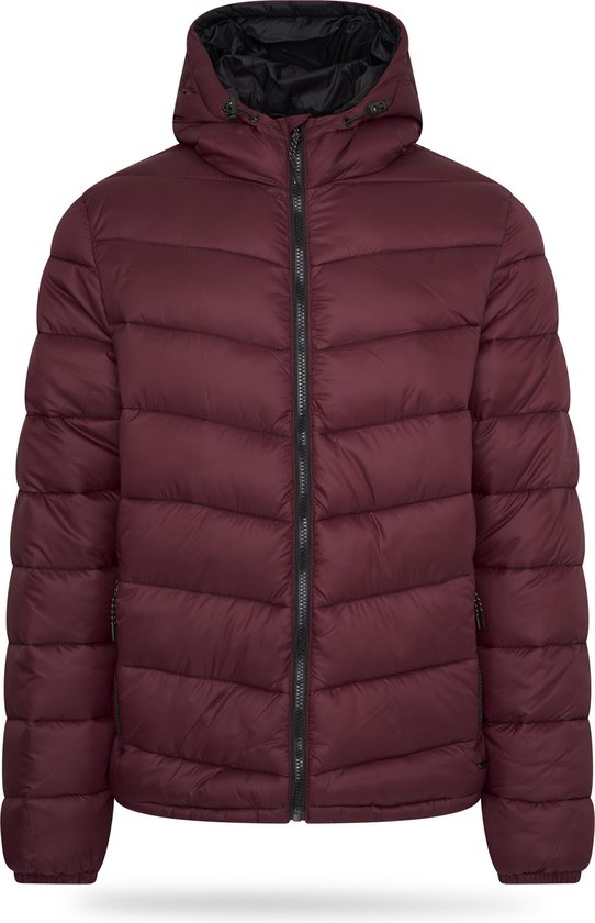 Pierre Cardin - Veste matelassée d'hiver pour homme - Rouge - Taille L