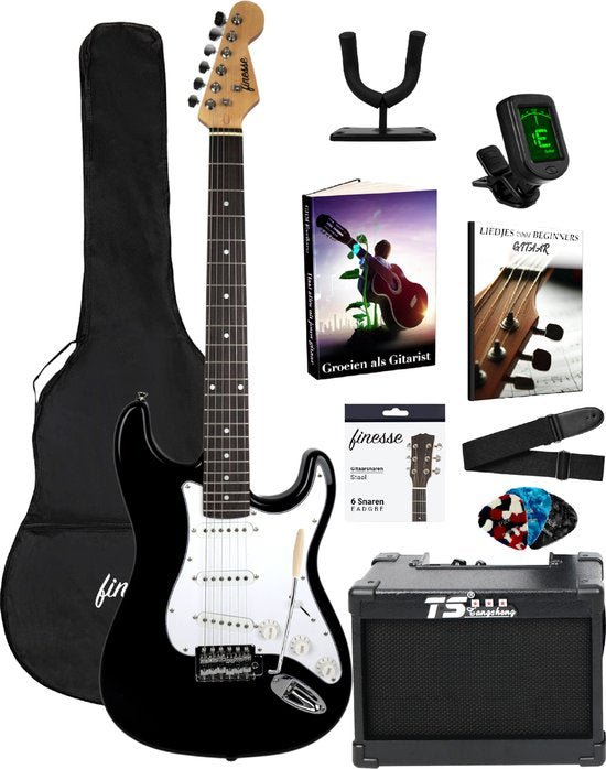 Finesse Elektrische Gitaar met Versterker - E-Learning