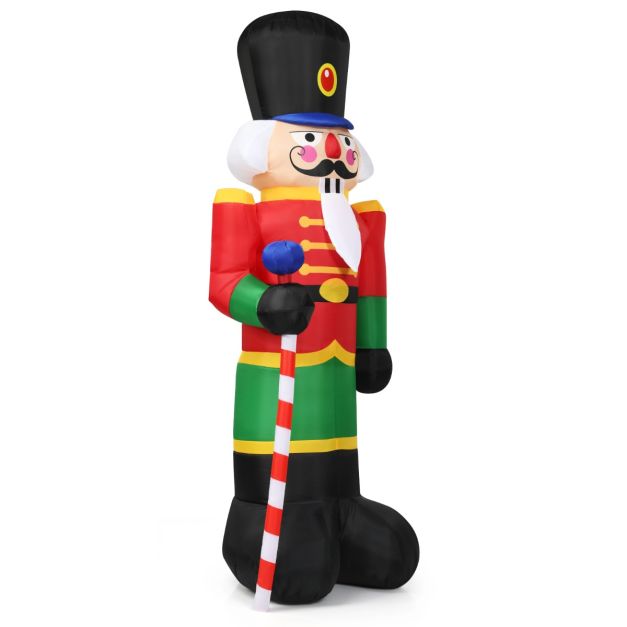 Coast Inflatable Christmas Nutcracker - 3 Led Lights - Incl. Fan - 2.4M