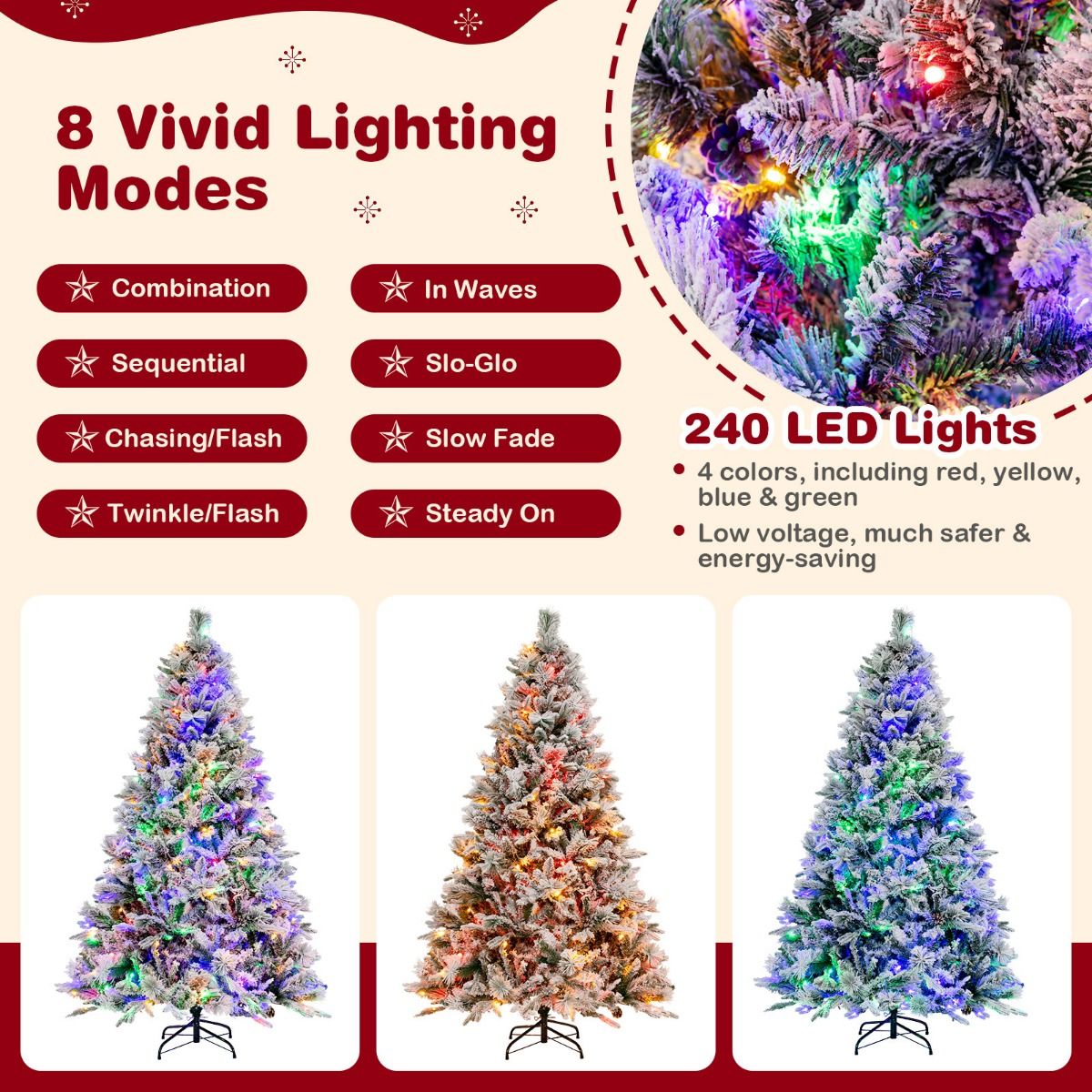 Sapin de Noël Coast Led - 180 cm