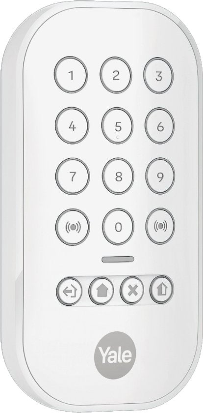 Yale - Clavier - Avec bouton de panique - Clavier éclairé - Portée de 1 km