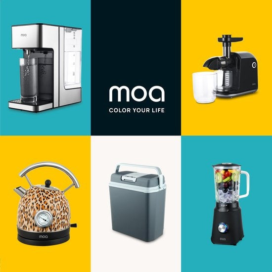 Glacière MOA Electric, Avec fonction de chauffage, 12V et 230V, 22 litres, Gris