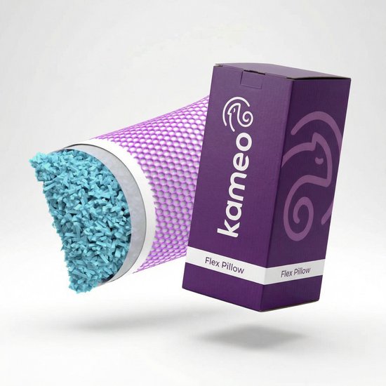 Oreiller Kameo® Flex | Oreiller adaptable pour les douleurs cervicales | Avec technologie de refroidissement FlexGrid | 60 x 40 cm | Lavable | Oreiller pour les personnes dormant sur le côté ou sur le dos | Oreiller en mousse à mémoire de forme | Oreiller
