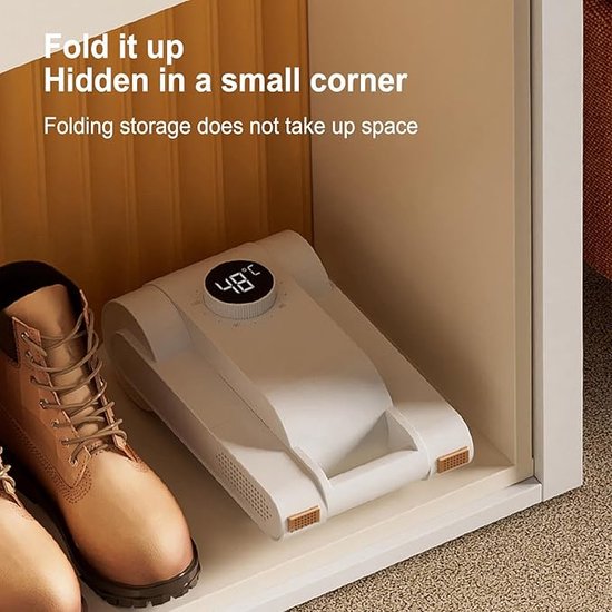 FUEGOBIRD - Sèche-chaussures - Avec minuterie - Fonction ozone/séchage - Durée réglable - Température constante de 48 °C - Sèche-chaussures - Lampe UV + charbon actif - Double protection antibactérienne - Nouvelle mise à jour en 2026