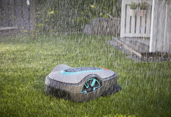Tondeuse à gazon robotisée GARDENA SILENO life 1000 - 1000 m² - 4 kWh - 20-50 mm - gris/ bleu