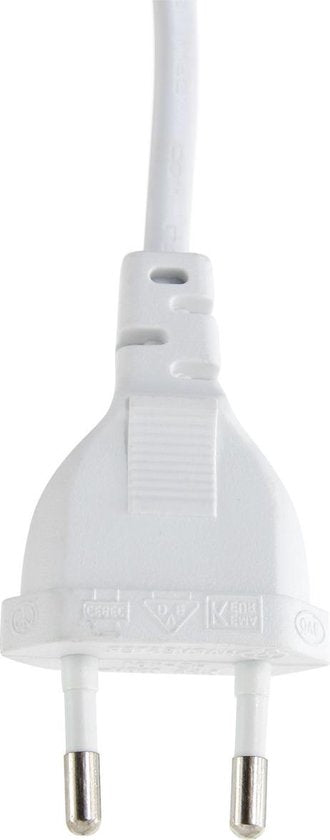 Lampe de table Anne Lighting Porcelain - blanche - porcelaine - 14 cm - douille E14 - 3058W