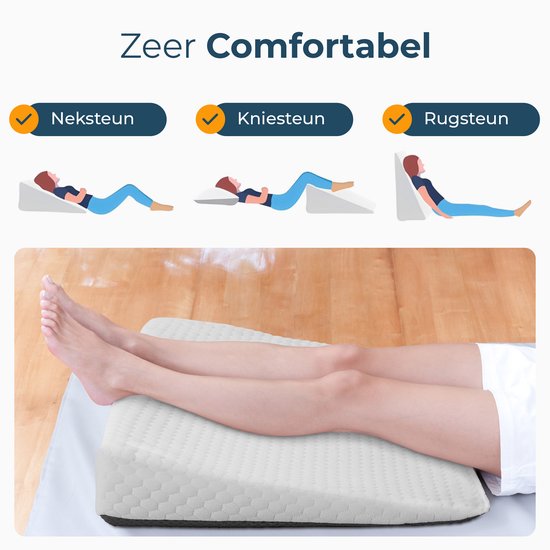 Coussin cale orthopédique - Meilleure position de sommeil et soutien supplémentaire - Coussin dorsal pour le lit - Cale de matelas - Pour bébés et adultes - Alyze