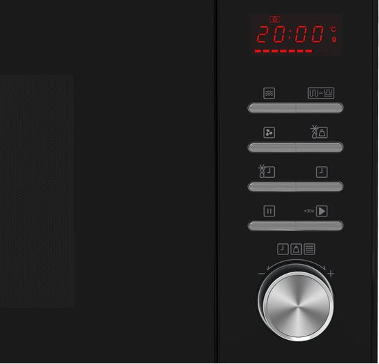 Tomado TMC2302B - Micro-ondes combiné - Pose libre - 23 litres - Air chaud - 5 modes micro-ondes - Affichage digital