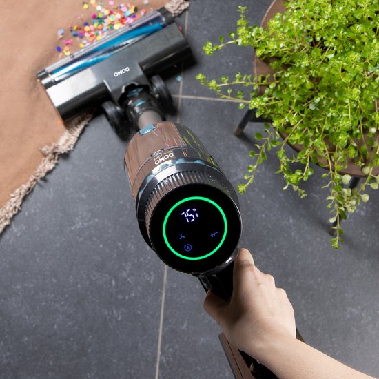 Aspirateur balai DOMO DO244SV BLDC 2-en-1 - 0,8 L – 29,6 V - 60 min d'autonomie