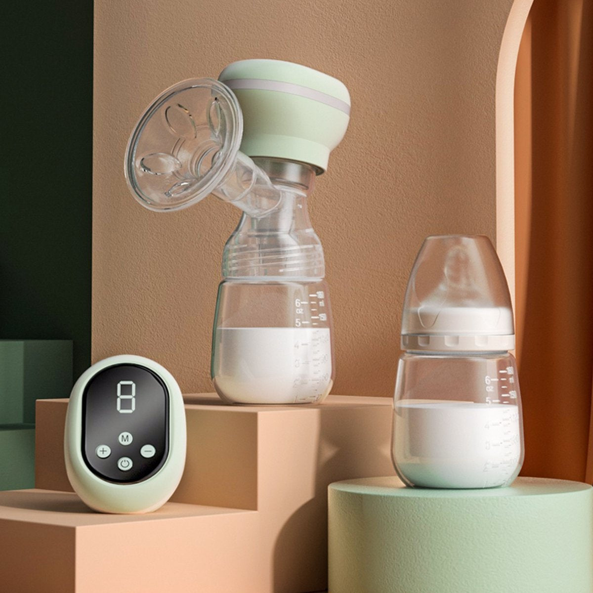 Fuegobird Tire-lait électrique sans fil - Dispositif d'allaitement intelligent Tire-lait sans fil portable - Sans BPA