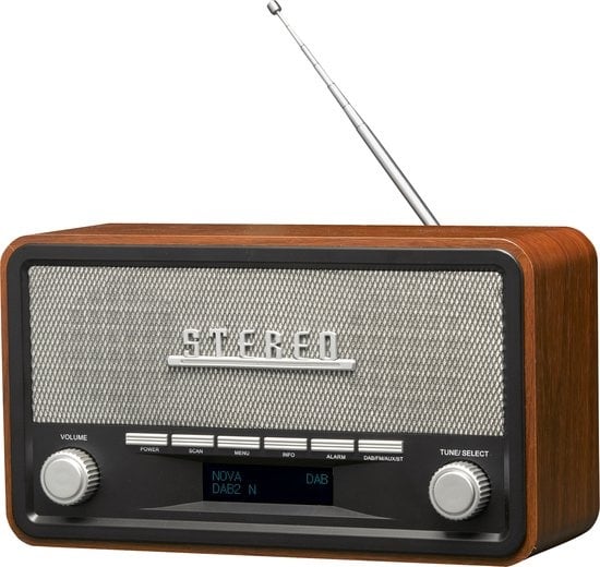 Radio retro - Denver - DAB+/ FM Radio DAB18 - Bluetooth