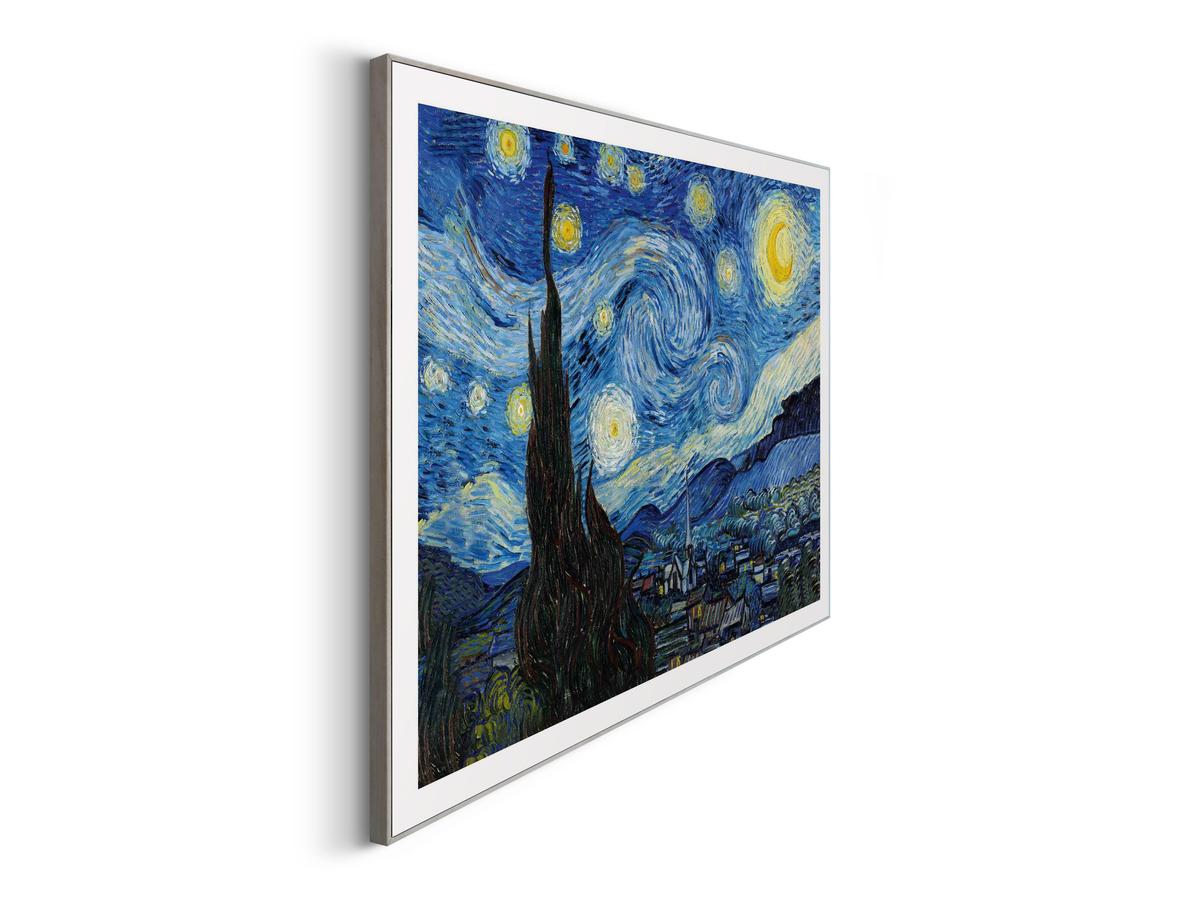 OrangeWallz Van Gogh « La Nuit étoilée » - Cadre en bois - 50 x 70 cm
