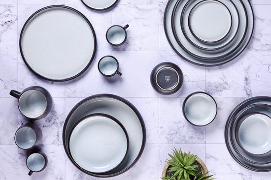 Vaisselle complète GOURMET - 36 pièces - Onyx