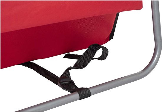 Bo-Camp - Tapis de plage/chaise longue - Lota - Rouge