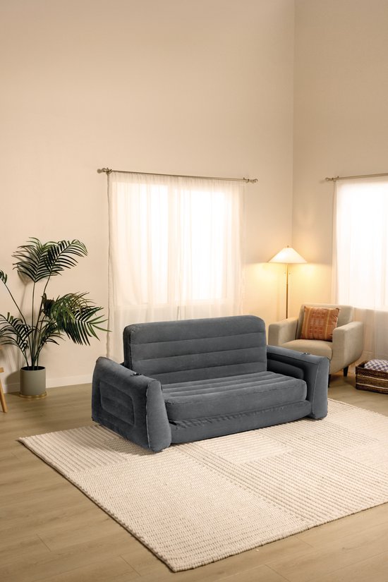 Canapé gonflable convertible Intex Pull-Out - 231 x 203 x 66 cm