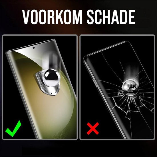 Protection d'écran Podec pour Samsung Galaxy S23 Ultra - Verre de protection trempé - Transparent et résistant aux rayures - Protection d'écran en verre trempé - 3 pièces