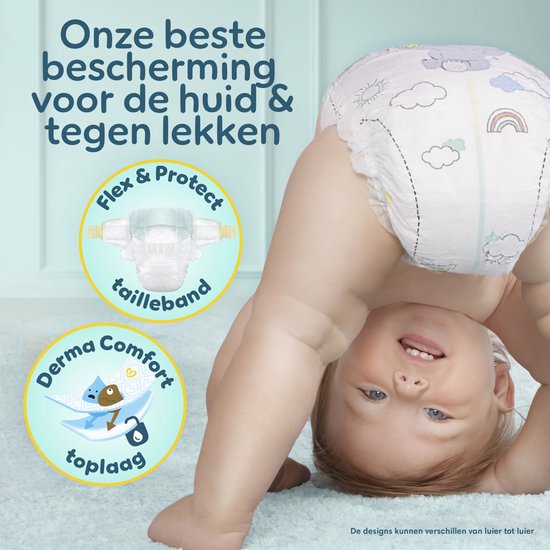 Pampers Premium Protection Taille 2 - 240 couches - 4 kg à 8 kg - Coffret mensuel