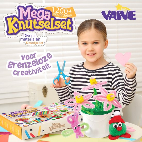Kit de bricolage créatif - VAIVE - Pour enfants - Activités Manuelles - Dès 3 Ans