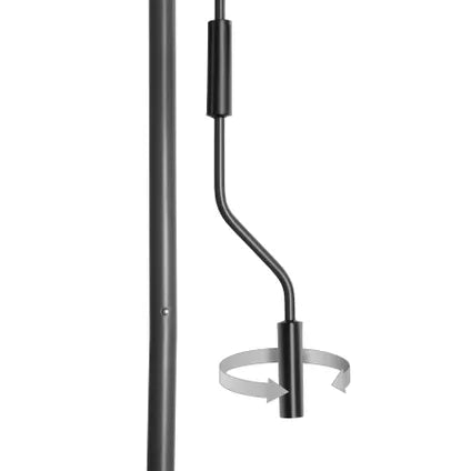 tectake Taija Store à pince 208 x 310 cm – Protection solaire pour balcon et terrasse – Indice de protection UV 50+ – Sans perçage – Polyester – Anthracite