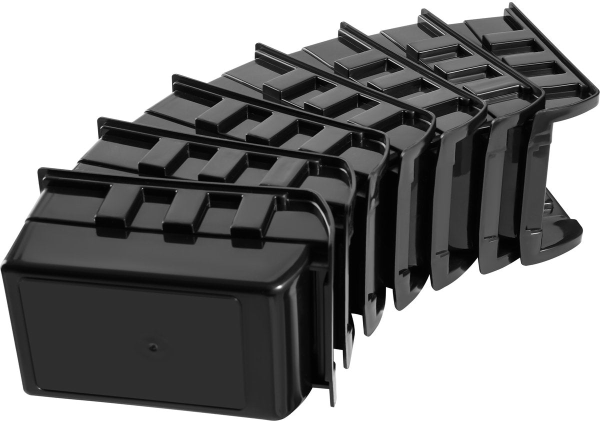 tectake mur d'outils d'atelier - 96x17x54 cm - Noir/Rouge - 28 Bacs de rangement et supports muraux