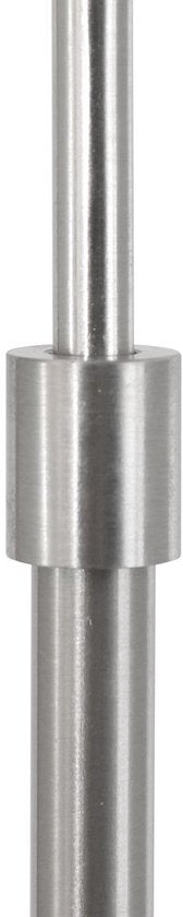 Lampe de table Tallerken 2657ST - Acier/Blanc - Design moderne - Ampoule LED incluse - Steinhauer