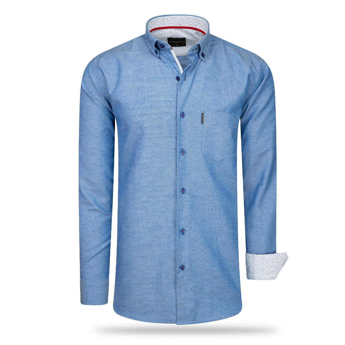 Chemise Cappuccino Italia coupe classique - Bleu royal