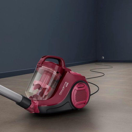 Rowenta Swift Power Cyclonic - Aspirateur compact sans sac - 900 W - Rouge Bordeaux