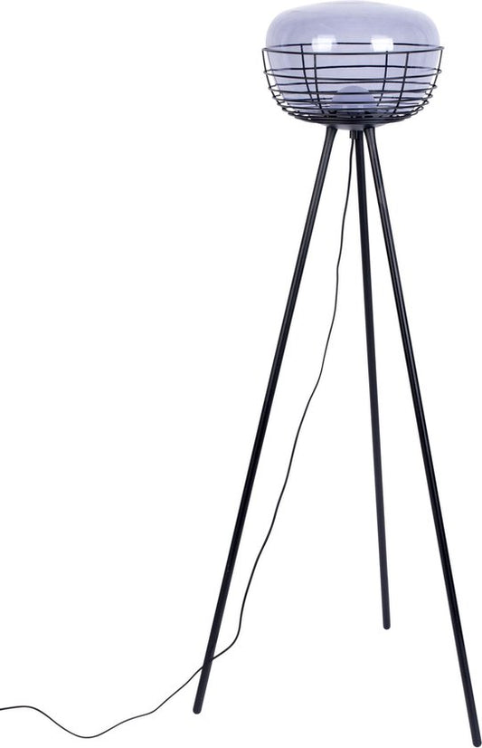 Zuiver Smokey Lampadaire/Standing tripod lamp Black