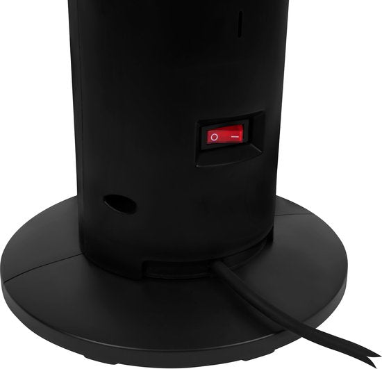 VONROC Luxe chauffage électrique - chauffage soufflant - 1300W/2000W - contrôle par App (via Wifi) et manuel - modèle tour - céramique - Mode AUTO - fonction swing - thermostat et minuterie - 20m2 - Télécommande incluse.