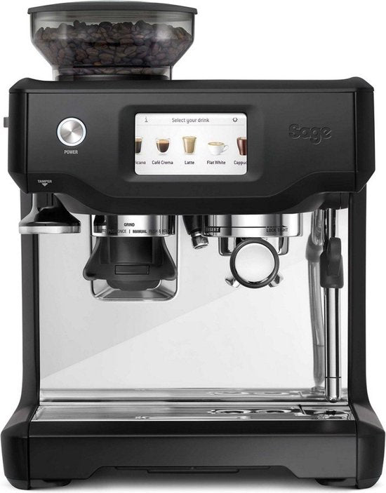 Sage la machine Barista Touch™ Black Truffle Piston noir mat