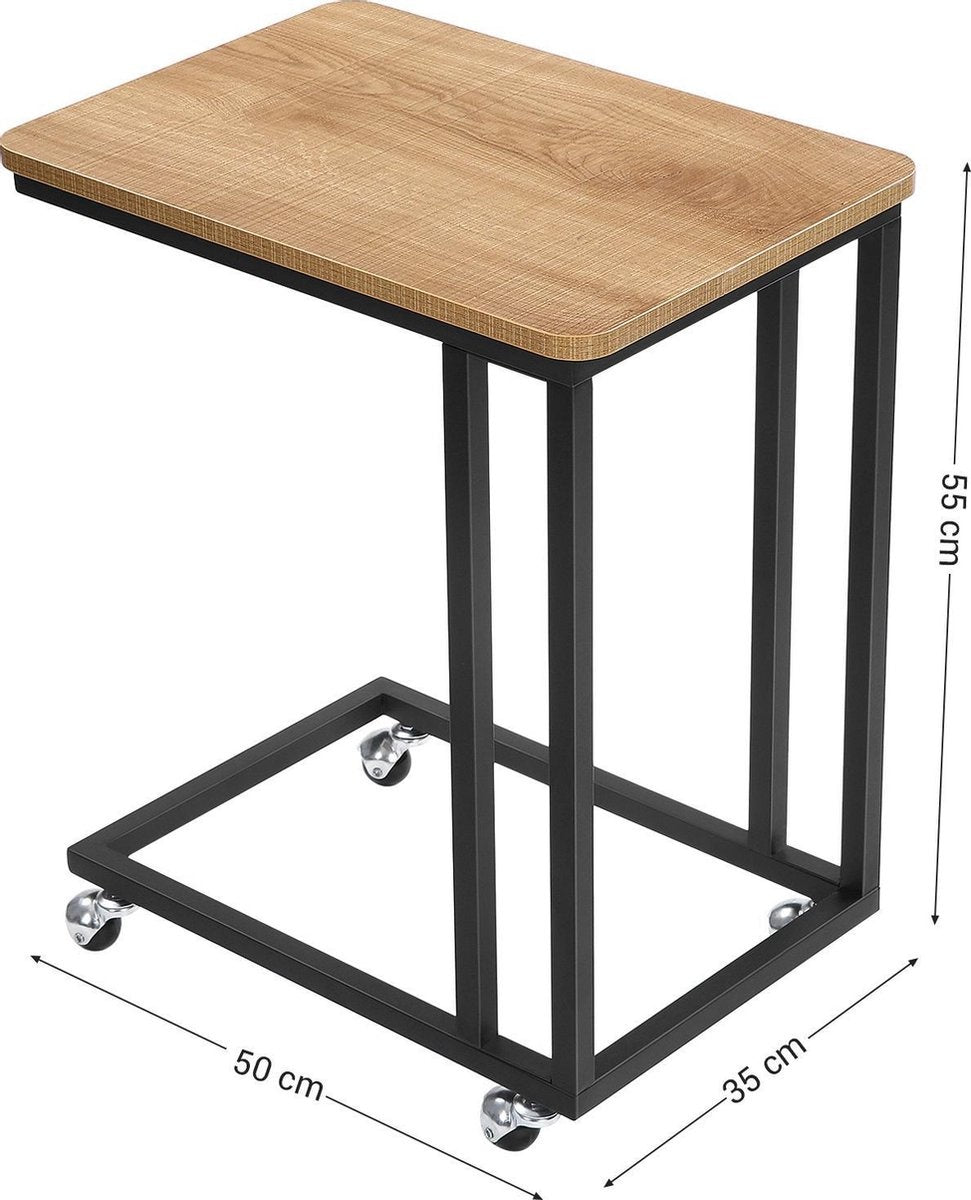 O'DADDY® Table d'appoint - 50 x 35 x 55 cm - bois de manguier