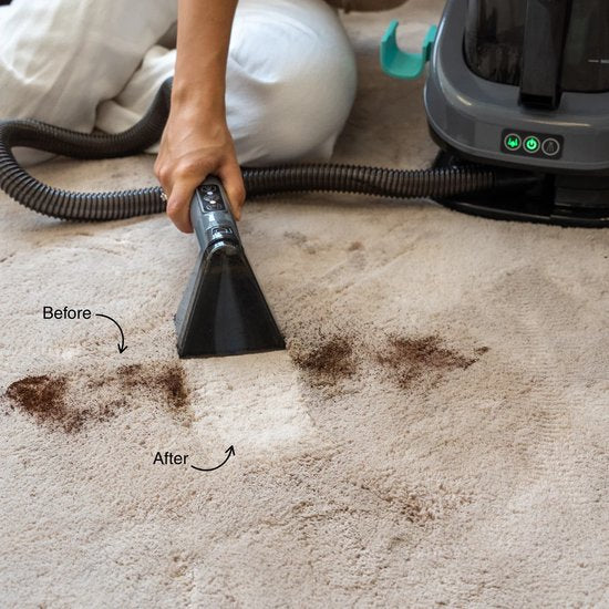 Achaté Nettoyeur de taches PRO - Nettoyeur de tapis à vapeur et eau chaude - Nettoyeur à vapeur - Nettoyeur de canapé - Nettoyeur de siège - Nettoyeur de meuble - Nettoyeur de matelas - Nettoyeur de siège de voiture - Nettoyeur de textile - Machine de net