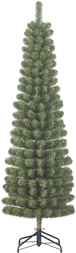 Black Box Trees Charlton : sapin de Noël élancé, modèle en colonne - Décoration de Noël d'aspect naturel - Sapin artificiel à structure articulée pour un montage rapide - H 185 x Ø 53 cm - Vert
