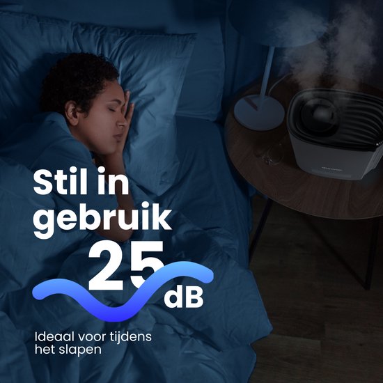 Humidificateur Auronic - 5 litres - Convient au salon, au bureau, à la chambre à coucher, à la chambre de bébé et plus encore - Sans BPA - Noir