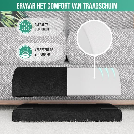 Avalo Footrest Desk Fabric - noir