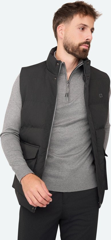 Solution Clothing Body - Bodywarmer - Veste - Longue - Vestes - Bodywarmers - Adultes - Hommes - Noir - XXL