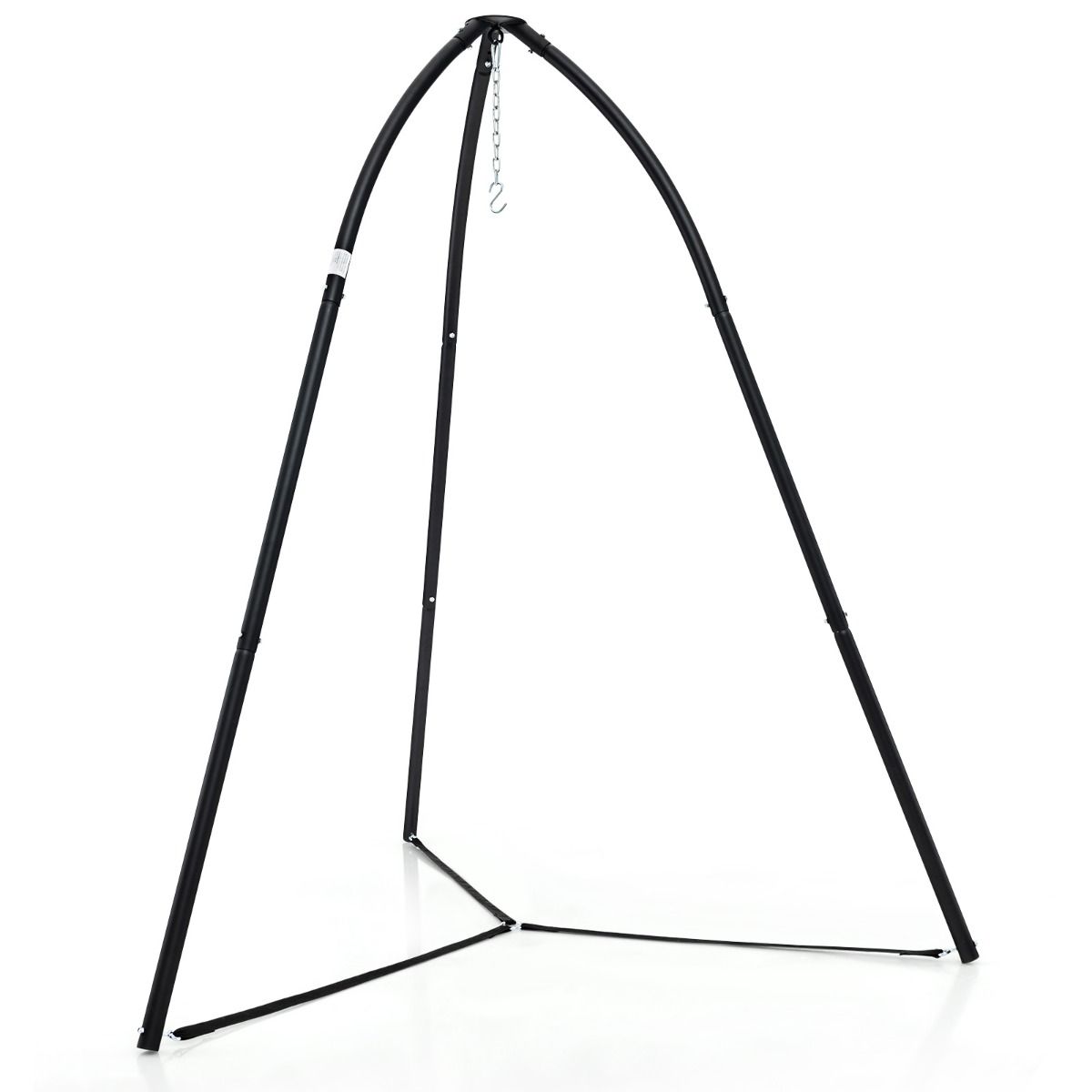 Coast Hanging Basket Stand Black 200 x 218 cm - Support de balançoire en métal lourd avec trépied - Charge utile 200 kg
